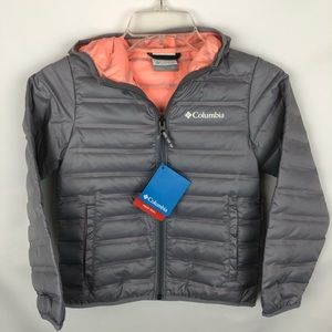 COLUMBIA Puffy Hooded Jacket Size Youth XS